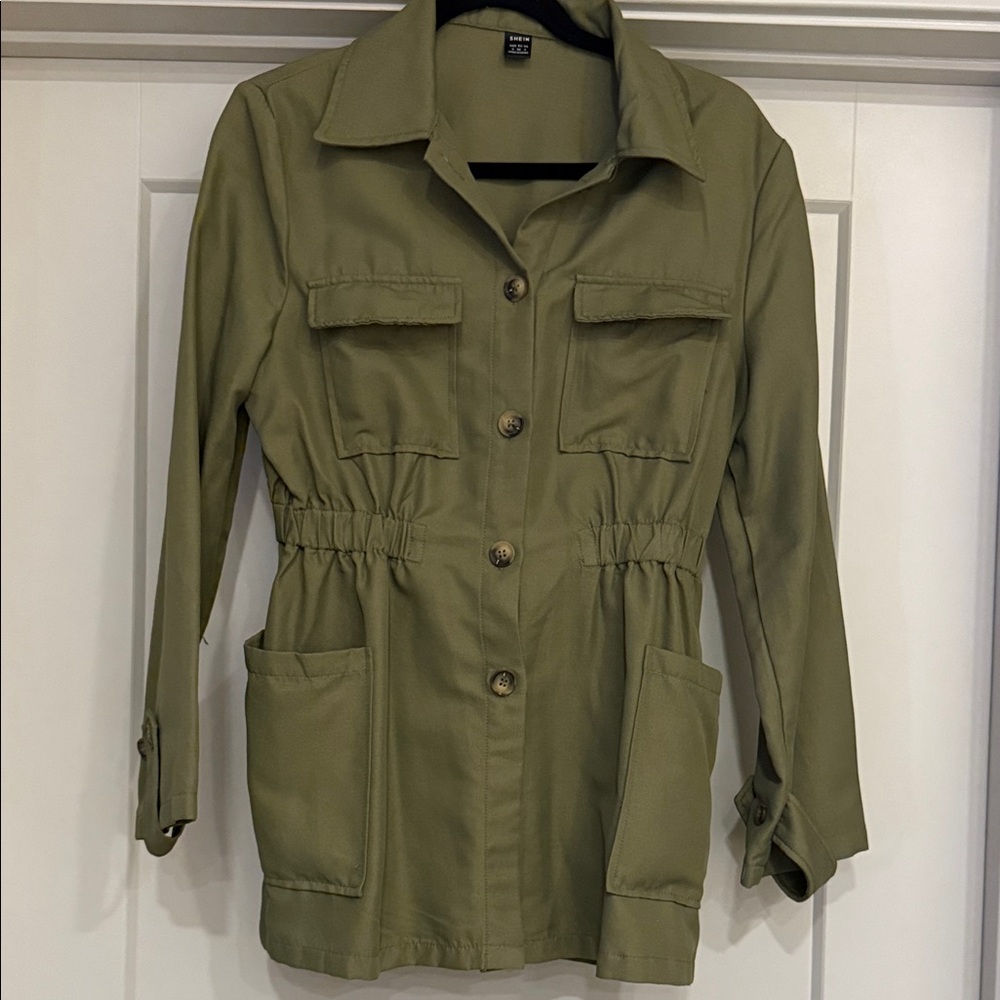 Olive Green Utility Jacket